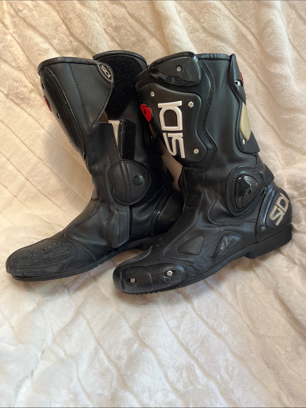 Men’s SIDI Vertigo 2 Black  Motorcycle Boots - Protective Street Sport Boot